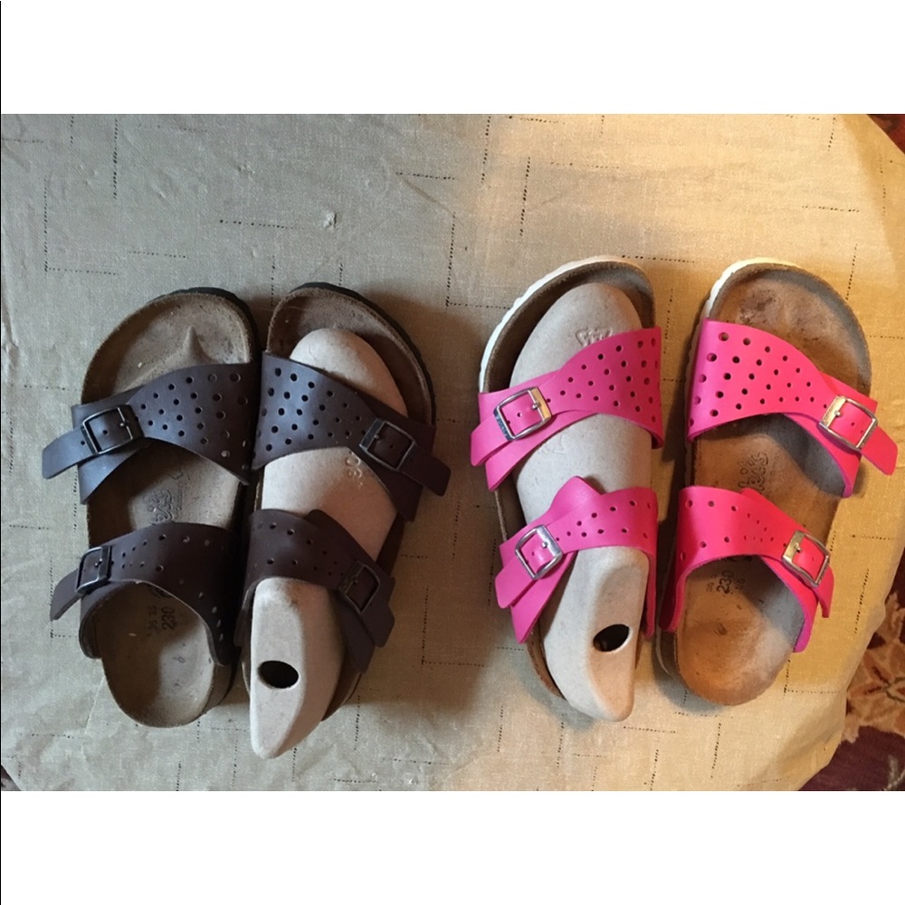 Birkenstock, Pink Arizona Sandles